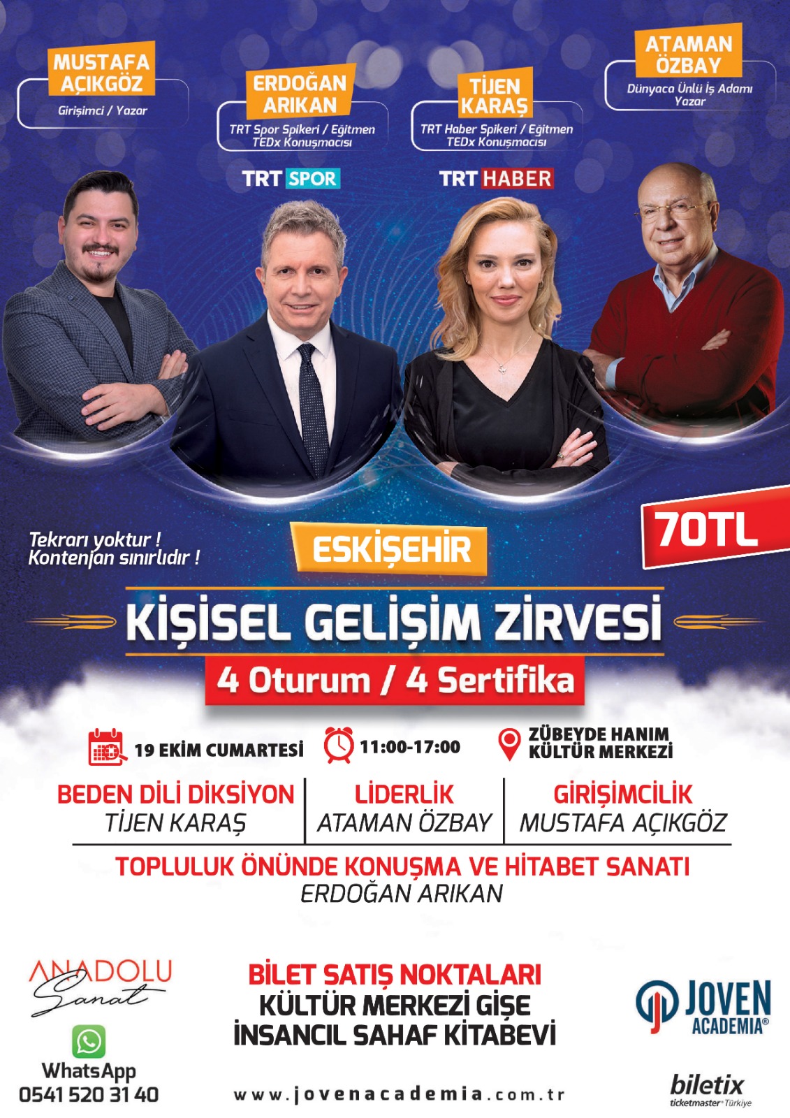 Eskişehir Kişisel Gelişim Zirvesi ( 19 Ekim 2019 )