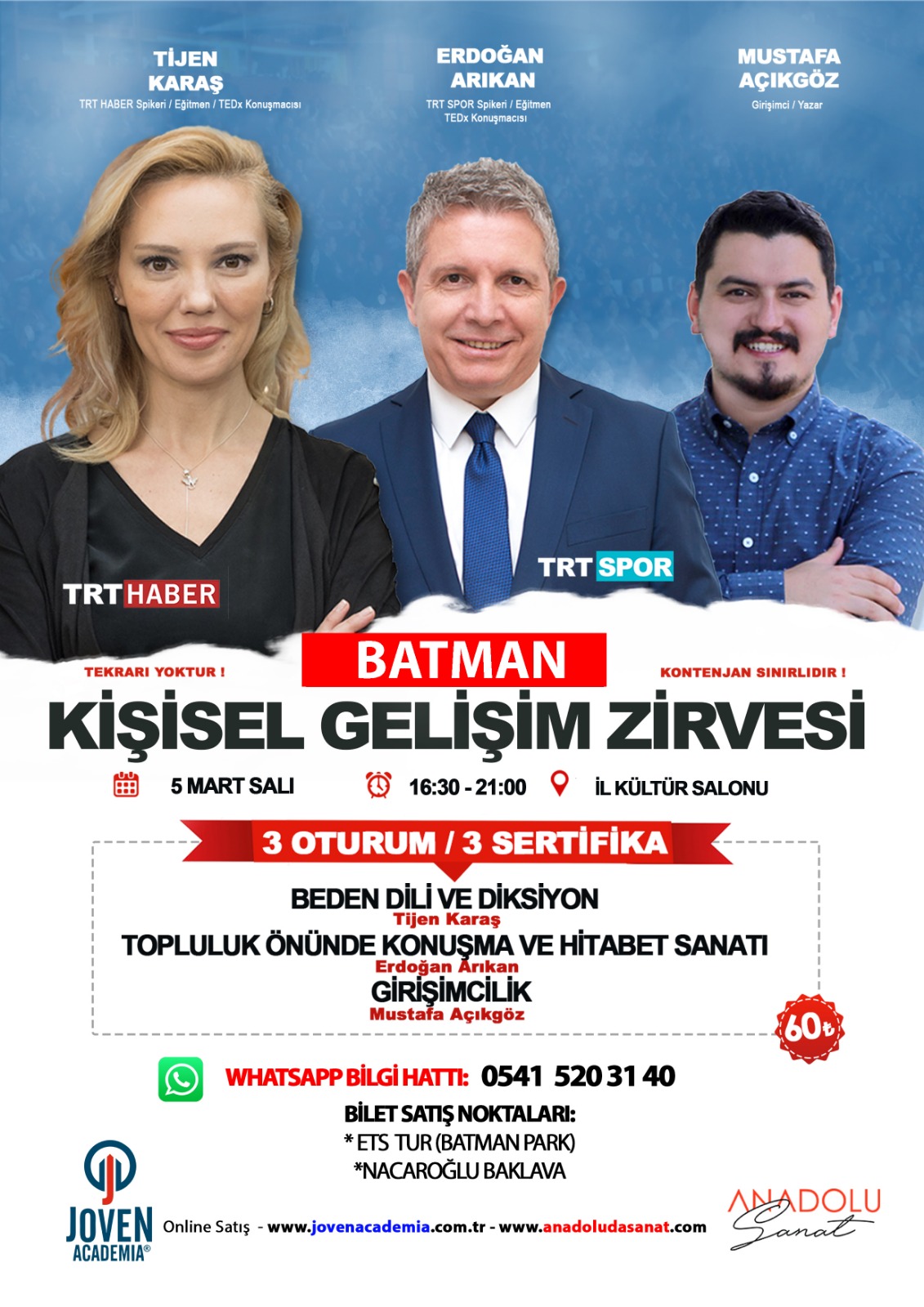 BATMAN KİŞİSEL GELİŞİM ZİRVESİ (5 MART 2019)