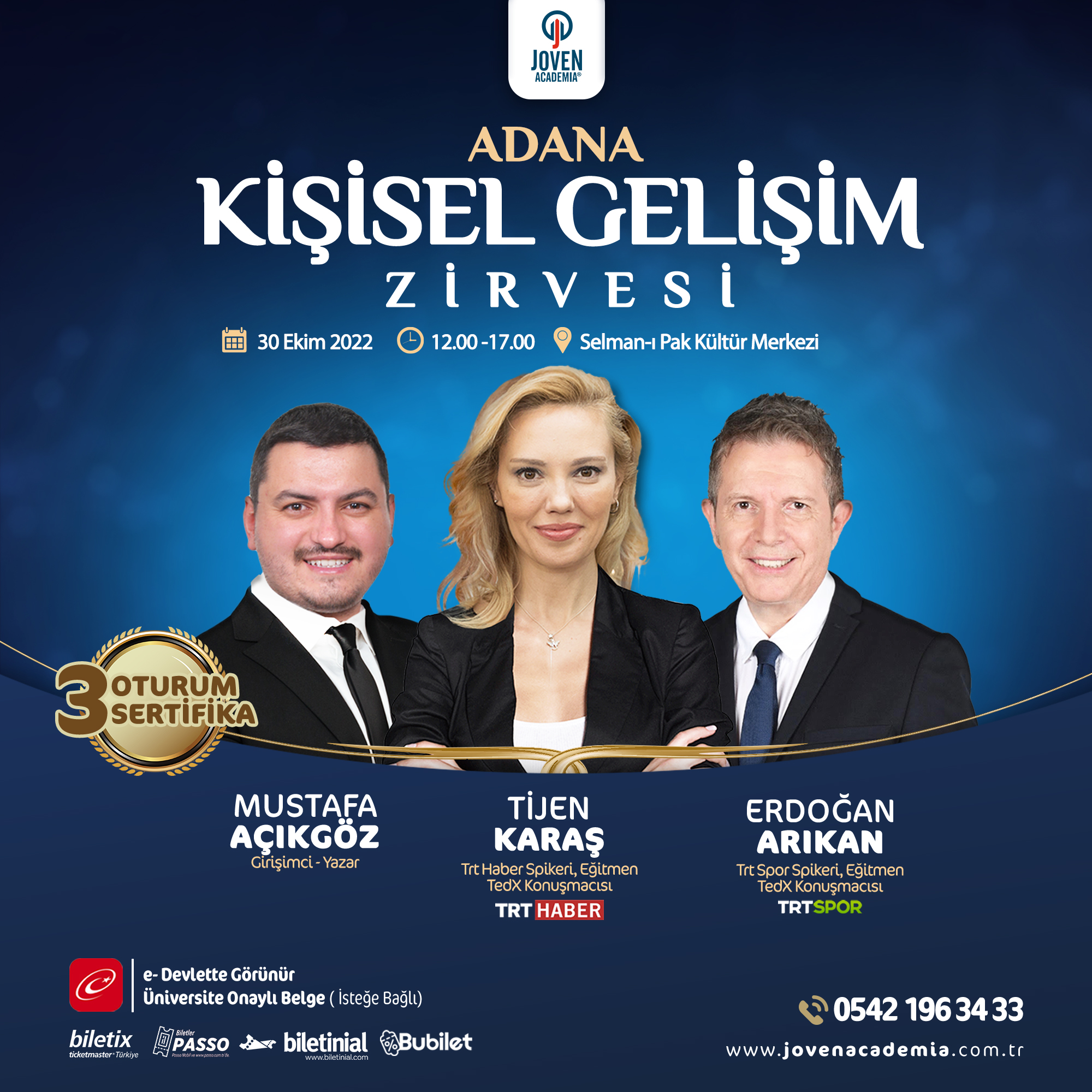 Adana Kişisel Gelişim Zirvesi (30 Ekim 2022)