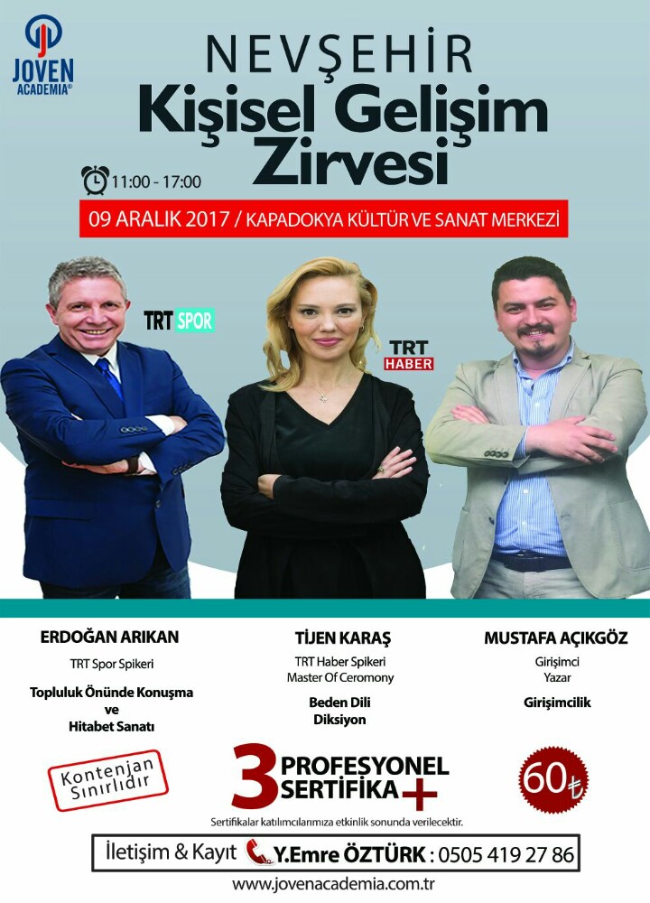 Kişisel Gelişim Zirvesi Nevşehir 2017
